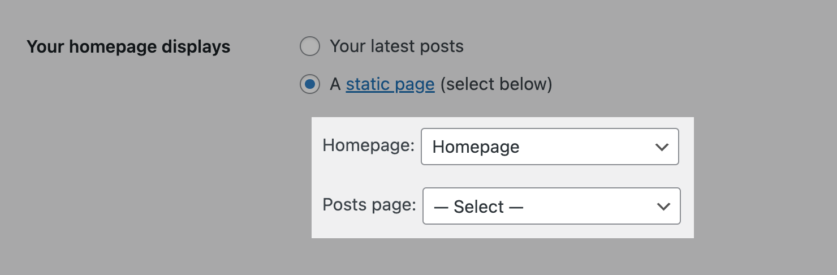 homepagesettings2 WordPress SEO 终极指南:做好这28个常规步骤